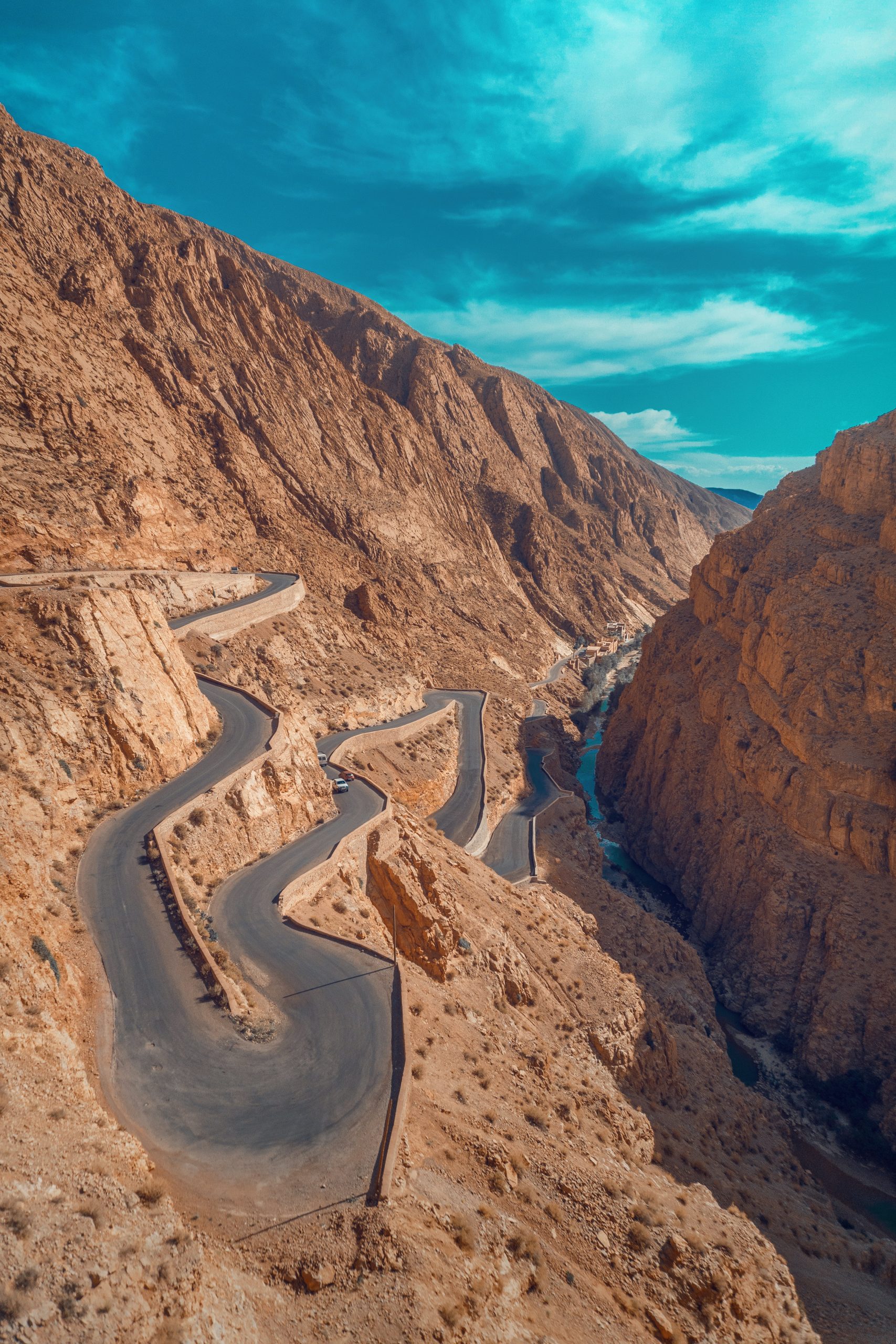 Road in the montagnes